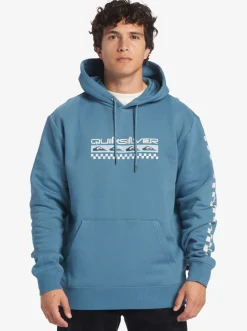 Quiksilver Shirts & Polos|Generator Pullover Fleece Crew Neck Sweatshirt Aegean Blue