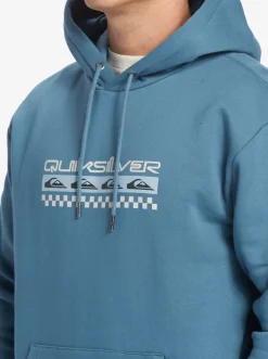 Quiksilver Shirts & Polos|Generator Pullover Fleece Crew Neck Sweatshirt Aegean Blue