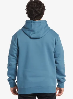 Quiksilver Shirts & Polos|Generator Pullover Fleece Crew Neck Sweatshirt Aegean Blue