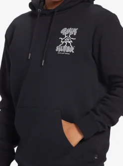 Quiksilver Shirts & Polos|Global Force Fleece Crew Neck Sweatshirt Black