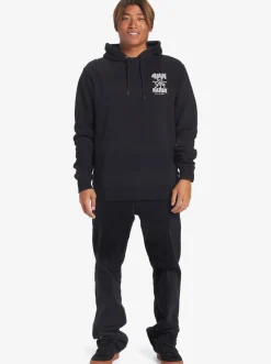 Quiksilver Shirts & Polos|Global Force Fleece Crew Neck Sweatshirt Black