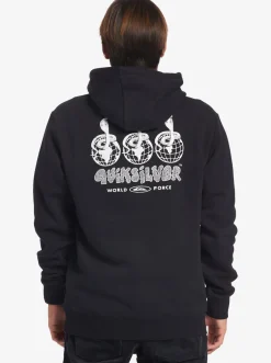 Quiksilver Shirts & Polos|Global Force Fleece Crew Neck Sweatshirt Black