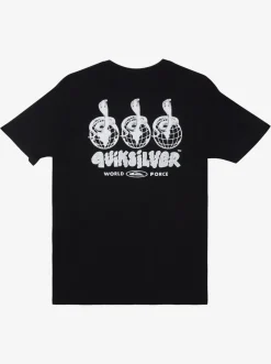 Quiksilver Tees|Global Force Mtz T-Shirt Black
