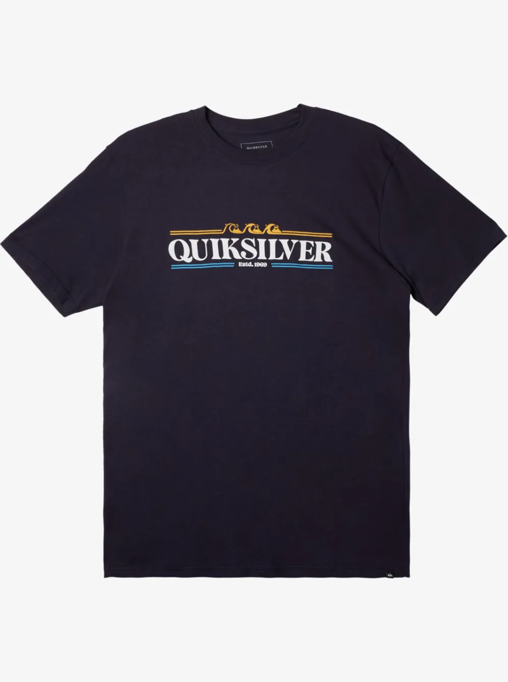 Quiksilver Tees|Gradient Lines T-Shirt Navy Blazer