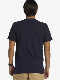 Quiksilver Tees|Gradient Lines T-Shirt Navy Blazer