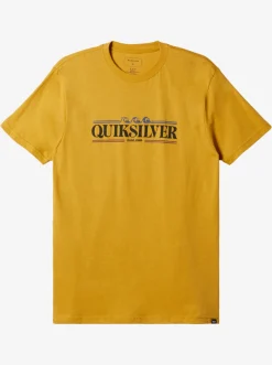 Quiksilver Tees|Gradient Lines T-Shirt Mustard