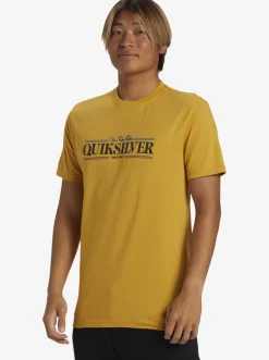 Quiksilver Tees|Gradient Lines T-Shirt Mustard