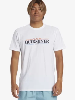 Quiksilver Tees|Gradient Lines T-Shirt White