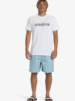 Quiksilver Tees|Gradient Lines T-Shirt White