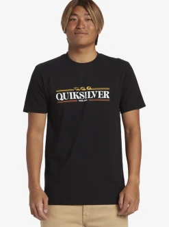 Quiksilver Tees|Gradient Lines T-Shirt Black