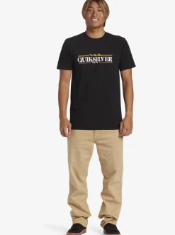 Quiksilver Tees|Gradient Lines T-Shirt Black