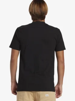Quiksilver Tees|Gradient Lines T-Shirt Black