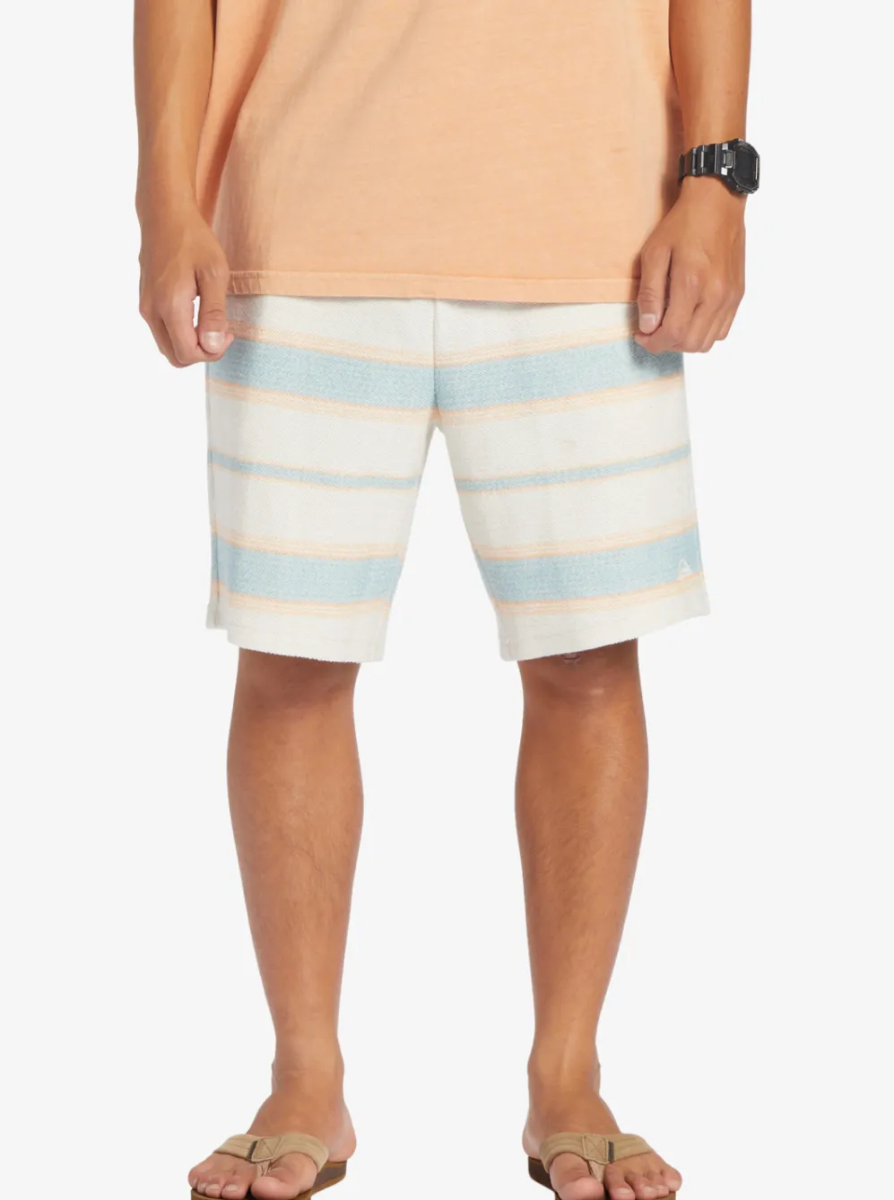 Quiksilver Shorts & Amphibians|Great Otway Sweat Shorts Cameo Blue Great Otway