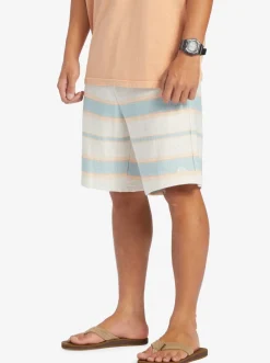 Quiksilver Shorts & Amphibians|Great Otway Sweat Shorts Cameo Blue Great Otway