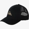 Quiksilver Hats|Grounder Trucker Hat Black