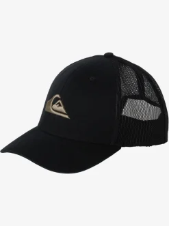 Quiksilver Hats|Grounder Trucker Hat Black