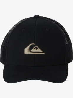 Quiksilver Hats|Grounder Trucker Hat Black