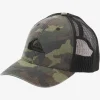 Quiksilver Hats|Grounder Trucker Hat Camo