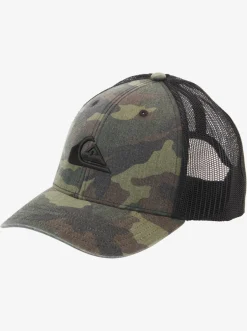 Quiksilver Hats|Grounder Trucker Hat Camo