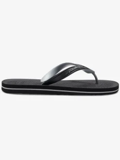 Quiksilver Sandals|Haleiwa Core Flip-Flops Black 1