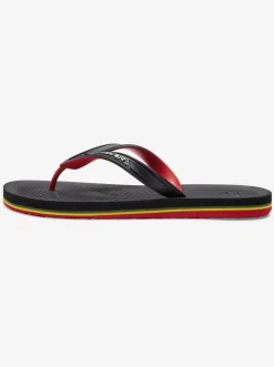 Quiksilver Sandals|Haleiwa Core Flip-Flops Black 3