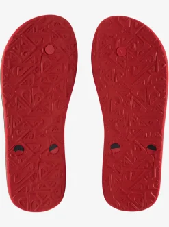 Quiksilver Sandals|Haleiwa Core Flip-Flops Black 3