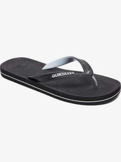 Quiksilver Sandals|Haleiwa Flip-Flops Black/Grey/Black