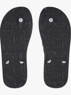 Quiksilver Sandals|Haleiwa Flip-Flops Black/Grey/Black