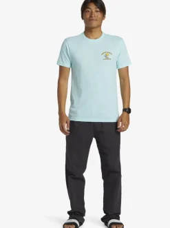 Quiksilver Tees|Happy Days Mod T-Shirt Beach Glass Heather