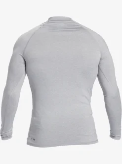 Quiksilver Rashguards|Hawaii Double Down Upf 50 Long Sleeve Surf Tee Sleet Heather