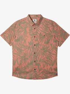 Quiksilver Shirts & Polos|Hawaii Foliage Woven Hawaiian Shirt Canyon Clay