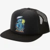Quiksilver Hats|Hawaii Ice Cold Trucker Hat Black