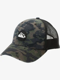 Quiksilver Hats|Hawaii Islands Camo Trucker Hat Thyme