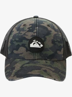 Quiksilver Hats|Hawaii Islands Camo Trucker Hat Thyme