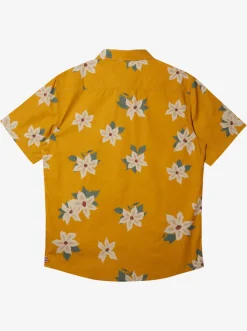 Quiksilver Shirts & Polos|Hawaii Lei Day Woven Hawaiian Shirt Mustard