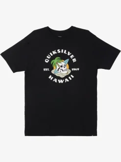 Quiksilver Tees|Hawaii Palm And Skull T-Shirt Black