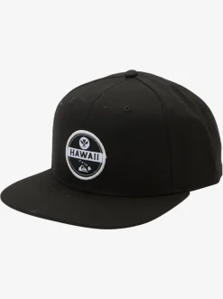 Quiksilver Hats|Hawaii Rooted Snapback Hat Black