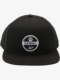 Quiksilver Hats|Hawaii Rooted Snapback Hat Black