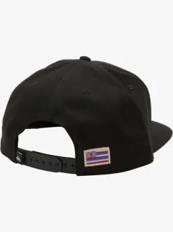 Quiksilver Hats|Hawaii Rooted Snapback Hat Black