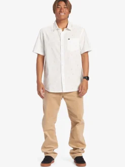 Quiksilver Shirts & Polos|Heat Wave Short Sleeve Woven Shirt Midnight Navy Heat Waves