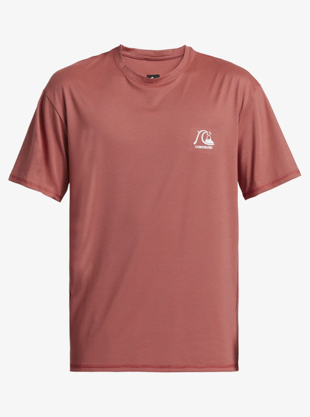 Quiksilver Rashguards|Heritage Heather Short Sleeve Upf 50 Surf T-Shirt Mineral Red