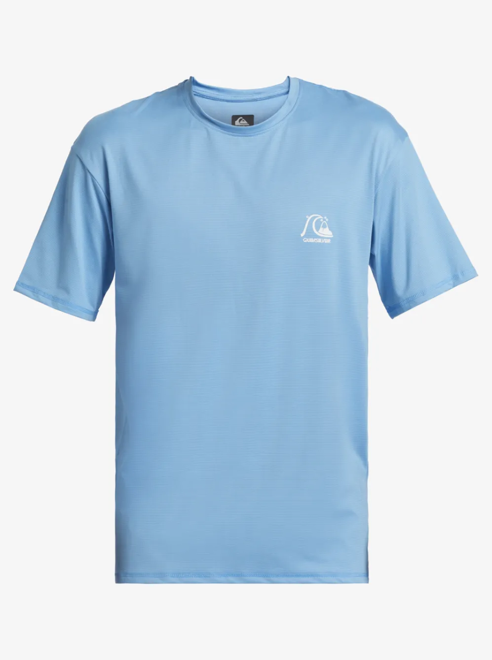 Quiksilver Rashguards|Heritage Heather Short Sleeve Upf 50 Surf T-Shirt Azure Blue