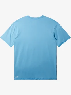 Quiksilver Rashguards|Heritage Heather Short Sleeve Upf 50 Surf T-Shirt Azure Blue