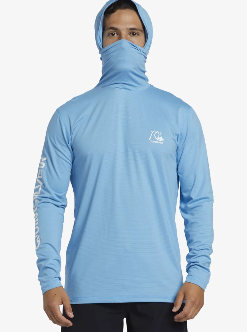 Quiksilver Rashguards|Heritage Upf 50 Long Sleeve Surf Tee Azure Blue