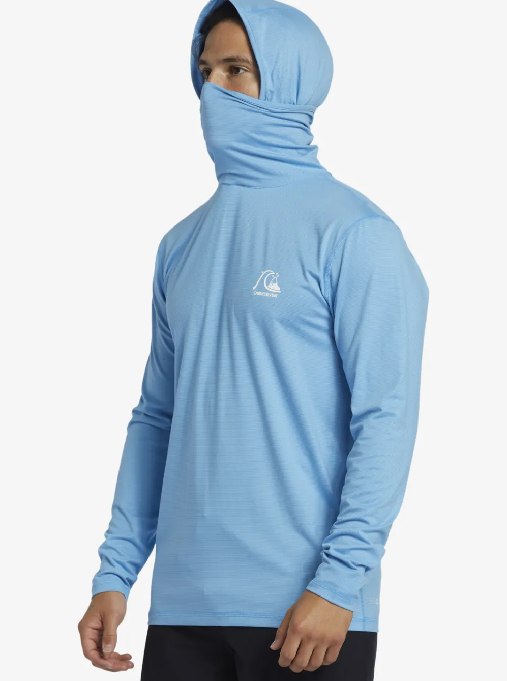 Quiksilver Rashguards|Heritage Upf 50 Long Sleeve Surf Tee Azure Blue