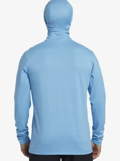 Quiksilver Rashguards|Heritage Upf 50 Long Sleeve Surf Tee Azure Blue