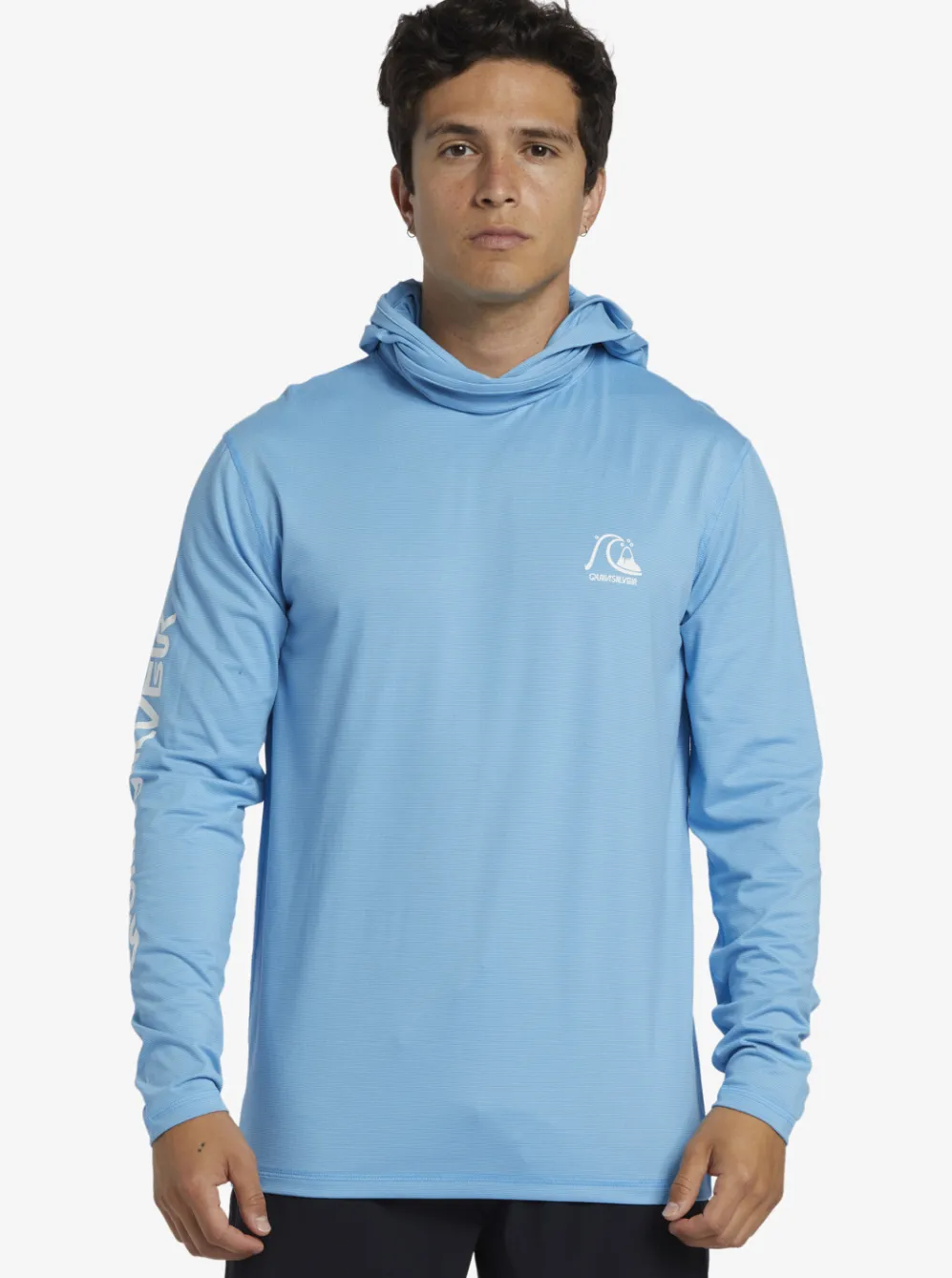 Quiksilver Rashguards|Heritage Upf 50 Long Sleeve Surf Tee Azure Blue