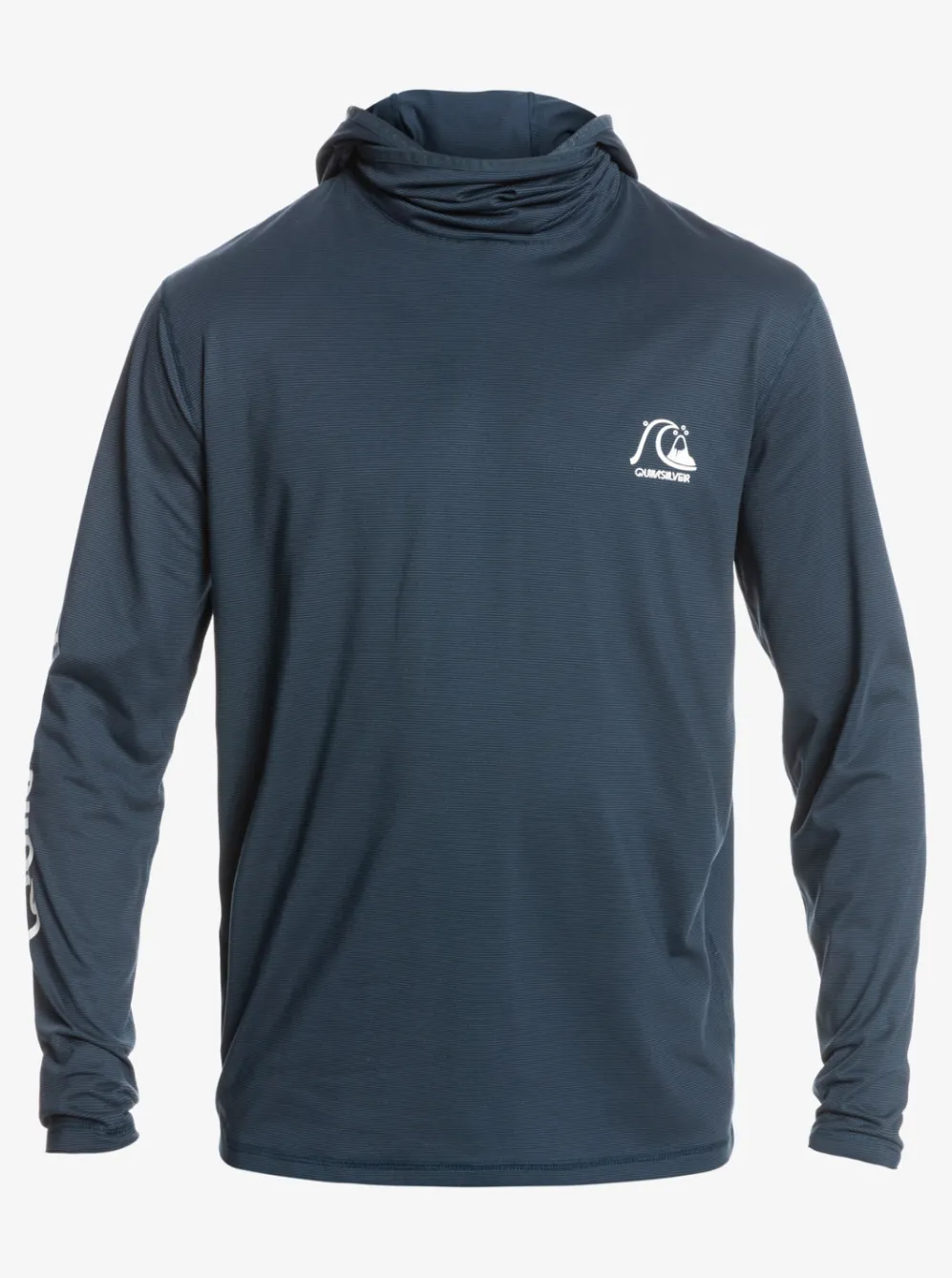 Quiksilver Rashguards|Heritage Upf 50 Long Sleeve Surf Tee Midnight Navy Heather