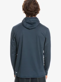 Quiksilver Rashguards|Heritage Upf 50 Long Sleeve Surf Tee Midnight Navy Heather