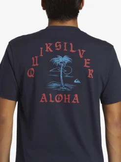 Quiksilver Tees|Hi Dead Coconuts T-Shirt Navy Blazer